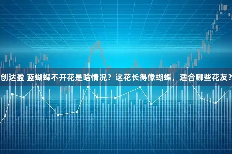 创达盈 蓝蝴蝶不开花是啥情况？这花长得像蝴蝶，适合哪些花友？